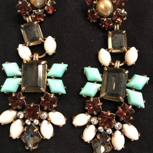 Stella & Dot Multi Stone Earrings